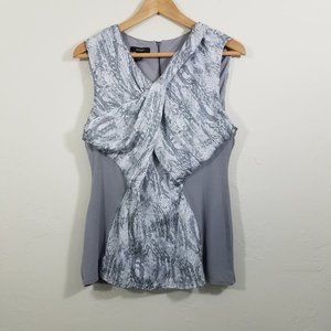 Alfani Sleeveless Snake Print Blouse Top Size M